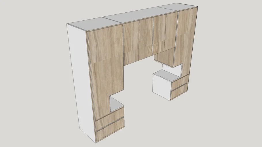 Closet dual cabecero