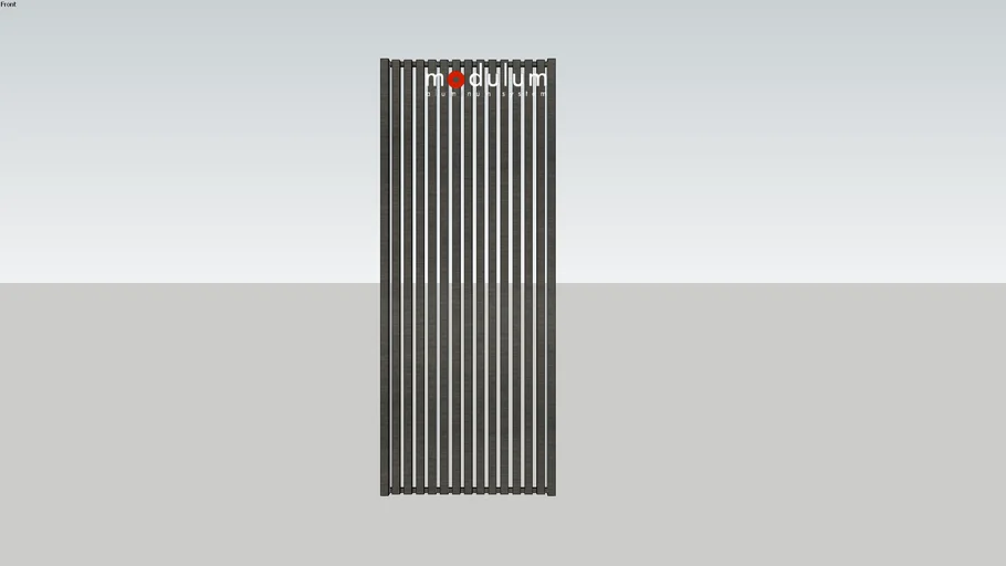 Facade Aluminium Portrait 45 x 45 gap 25 mm | modulum