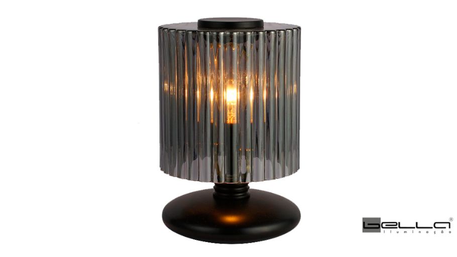 Abajur Tule HM014B - Bella Iluminação