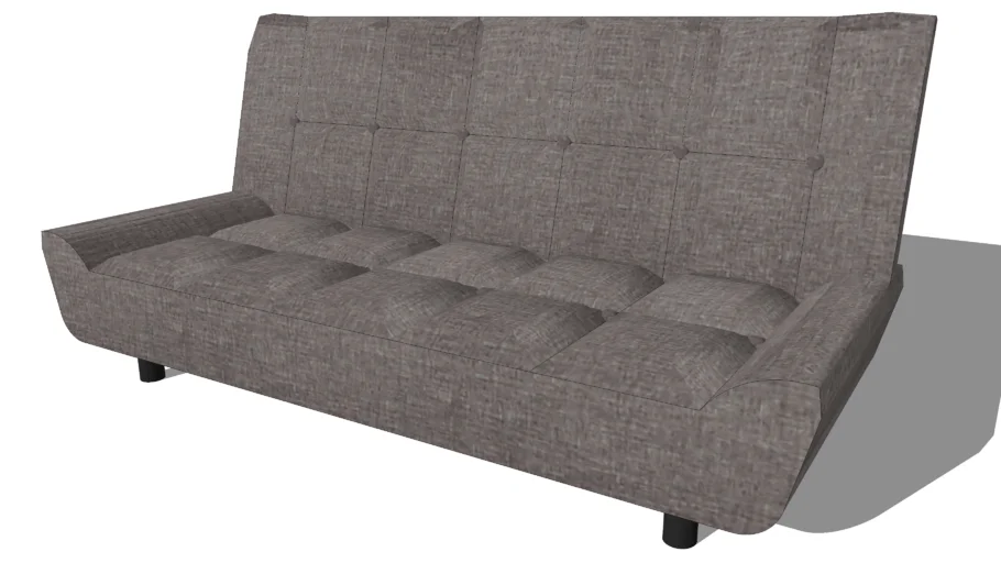 CLOUD, Canapé clic-clac convertible 3 places gris, Maisons du monde, ref : 156325, prix : 299,90 €