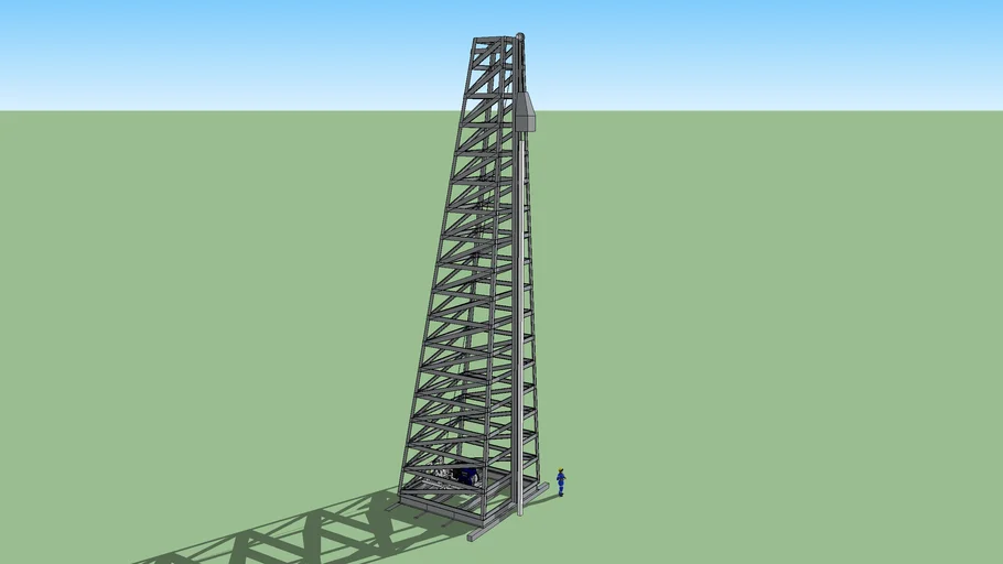 Tower pile driver