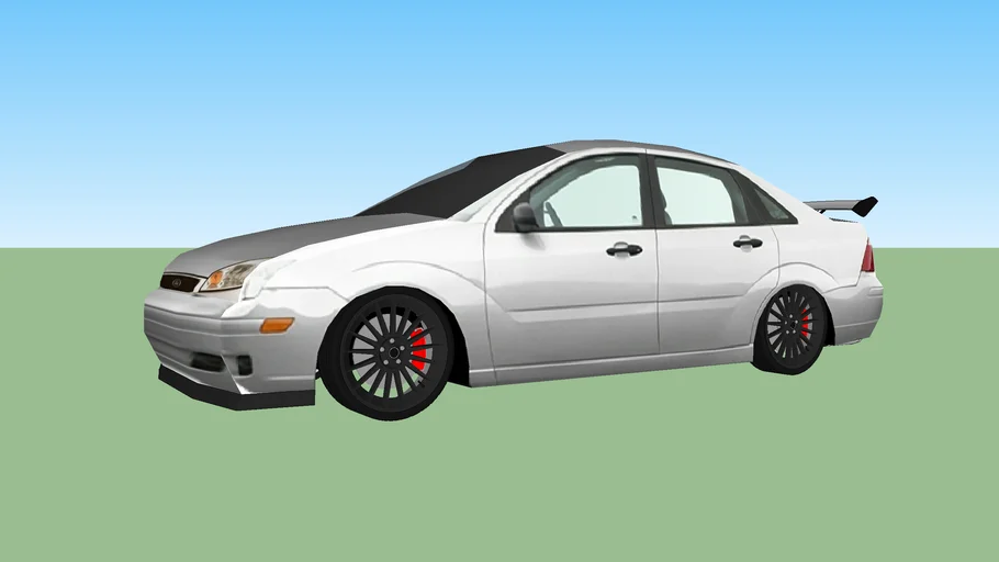 2005 Ford Focus ZX4 SE Custom - Model - 3D Warehouse
