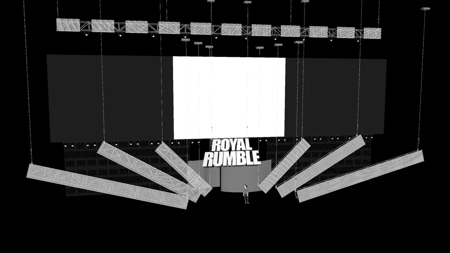 WWE Royal Rumble 2013 Stage Model