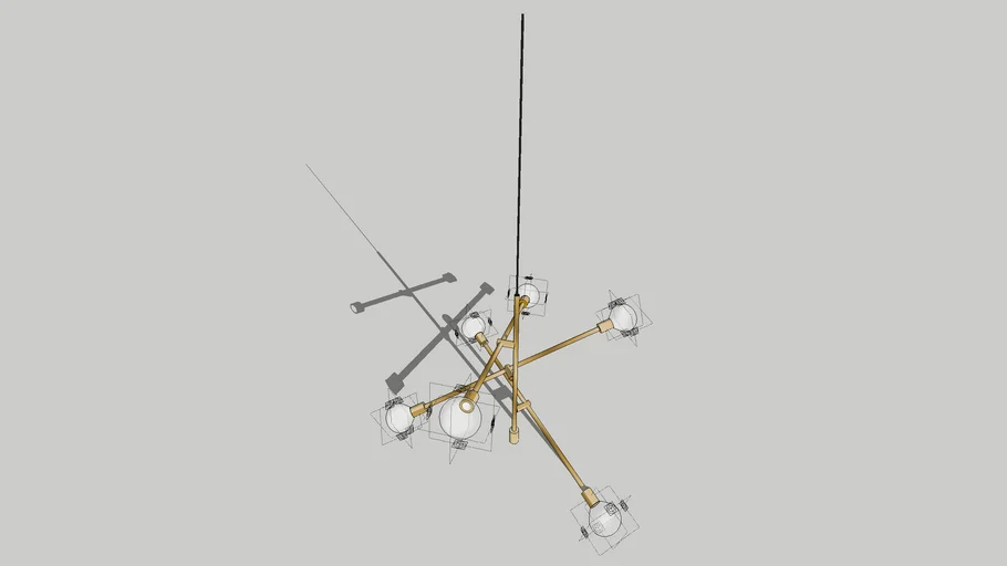 West Elm Mobile Chandelier Largeşık
