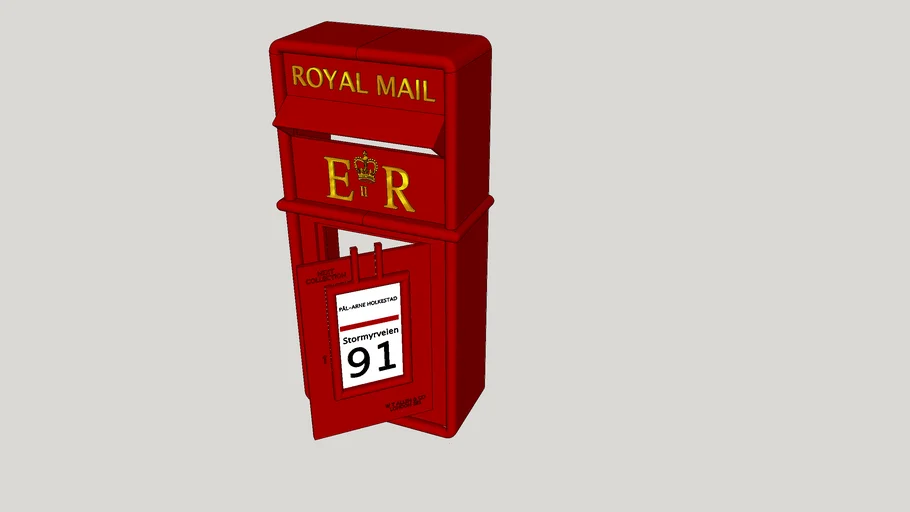 British Royal mail box