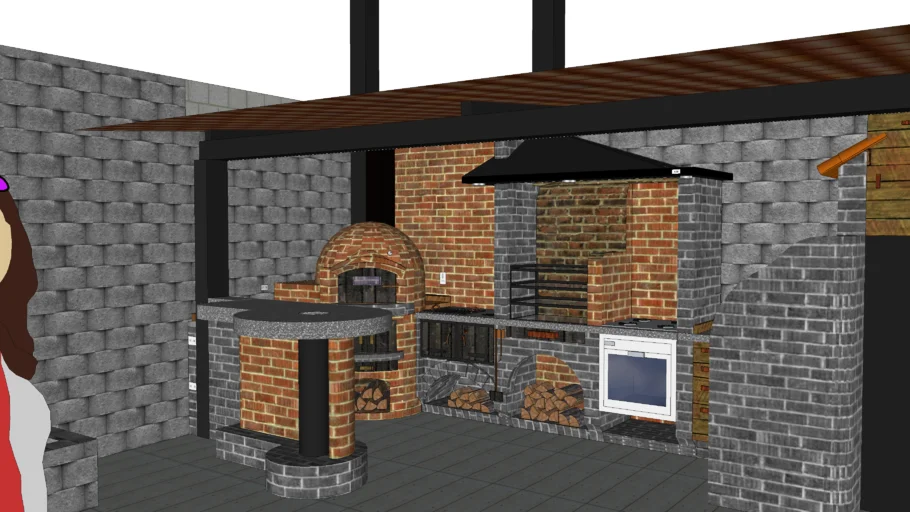H.A.L.E. DESIGN.  Blanca´s Wood Oven. October 2022.