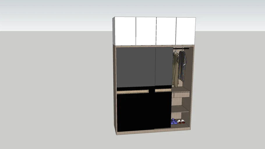 Sliding Wardrobe with LOFT