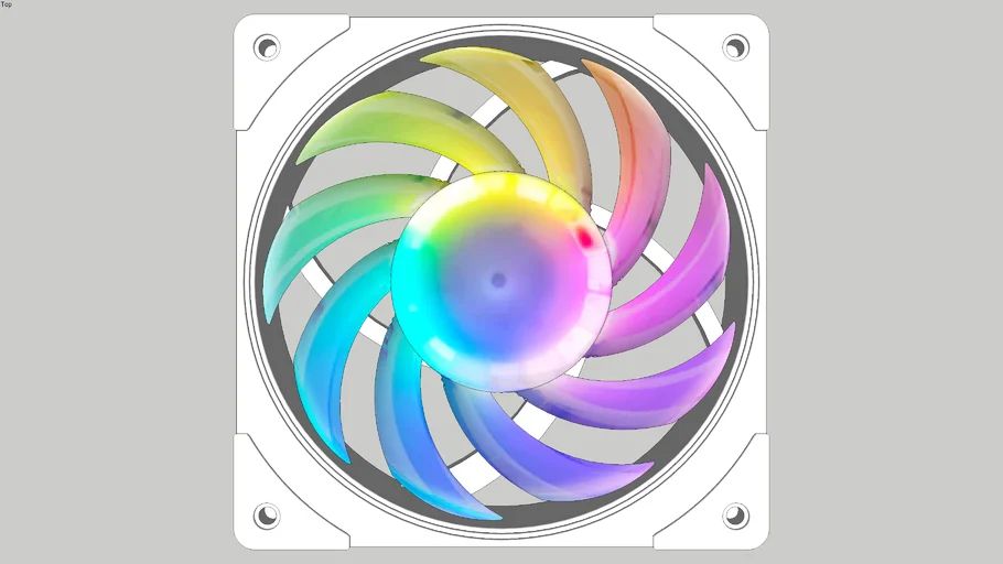 Fan argb 120mm Whiter color