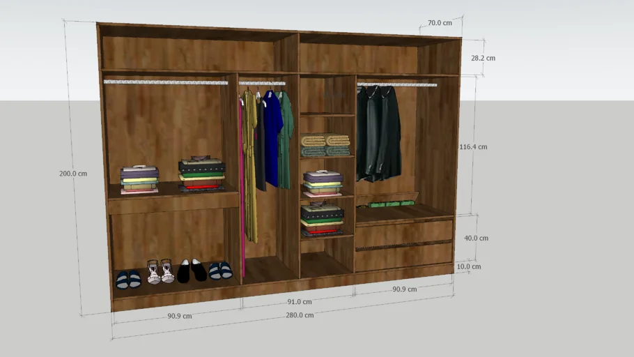 suit cabinet, wardrop