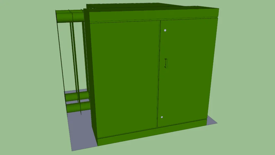Transformador tipo pedestal