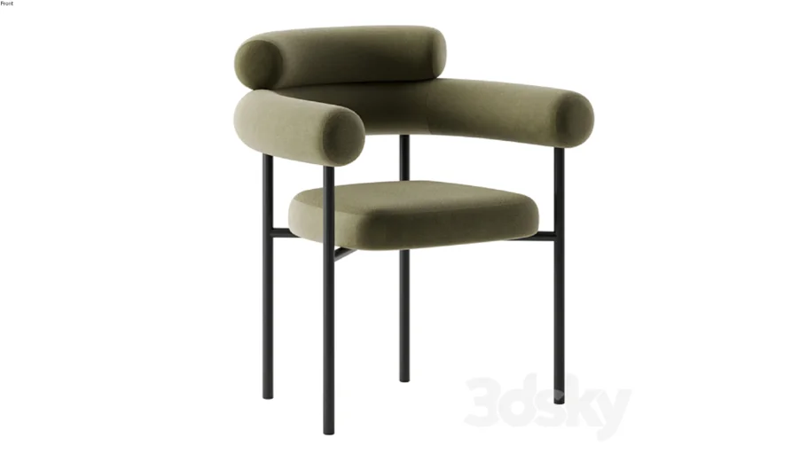 Dining Chair Portia Safari 3dsky