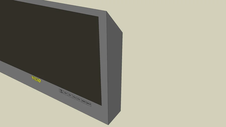 large plasma HDTV | 3D Warehouse