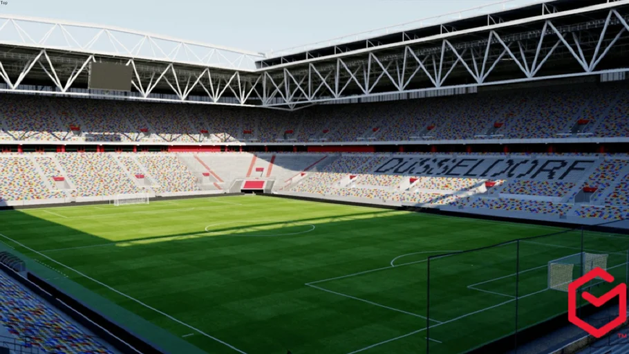 Merkur Spiel-Arena - Fortuna Dusseldorf - Germany 3D model