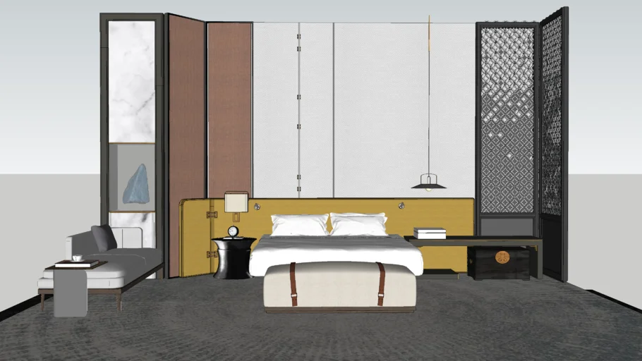 Chinese style bedroom