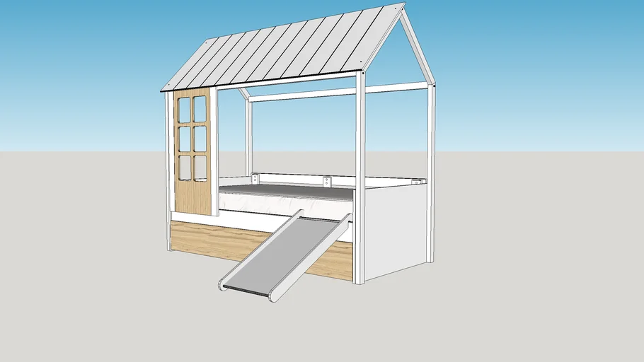 CAMA CASA CRESCER PLUS COM ESCORREGADOR - MINIMIMOS