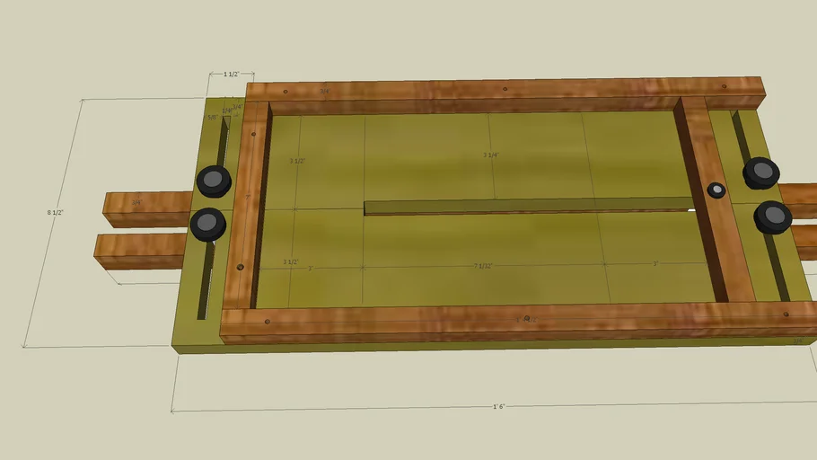 Router Mortising Jig | 3D Warehouse
