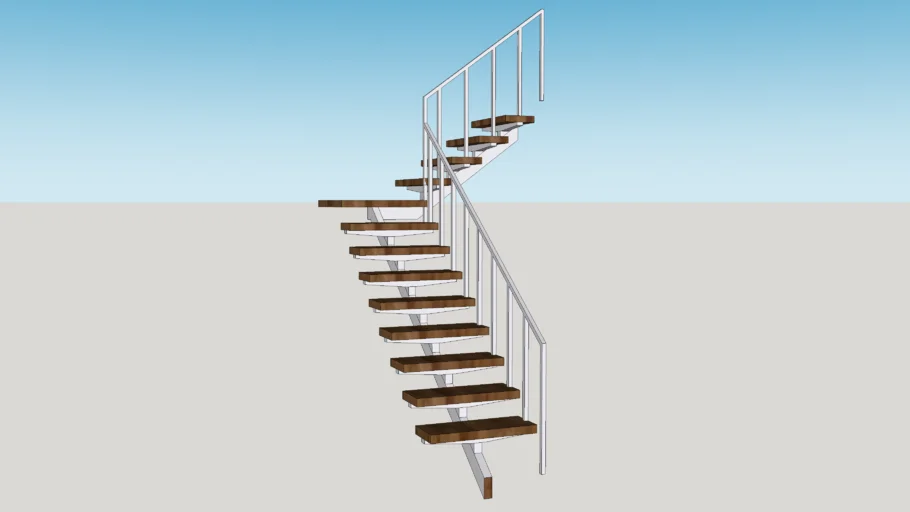 L shaped stairs