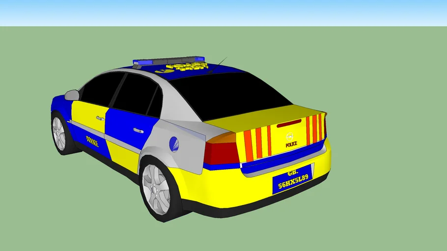 British Police Car
