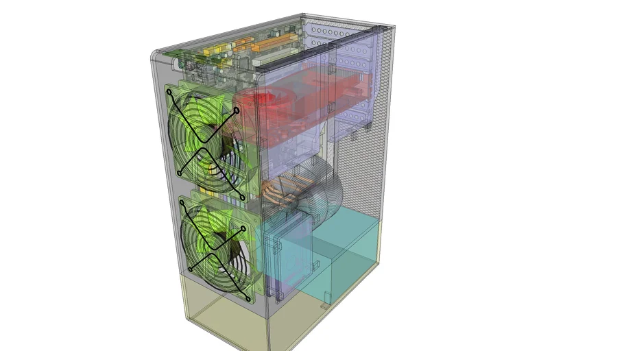 Plexiglass ATX PC Case v3