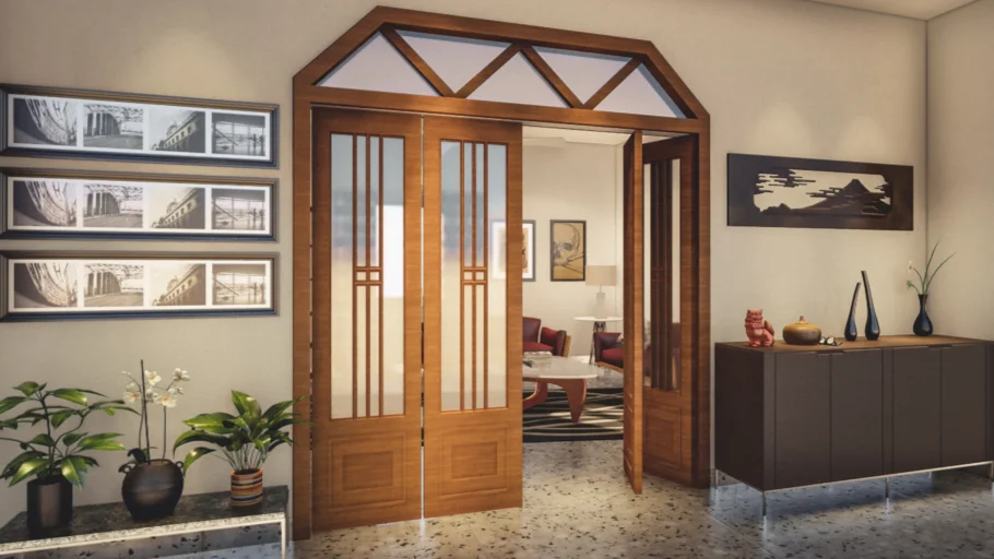 Wooden Folding Door