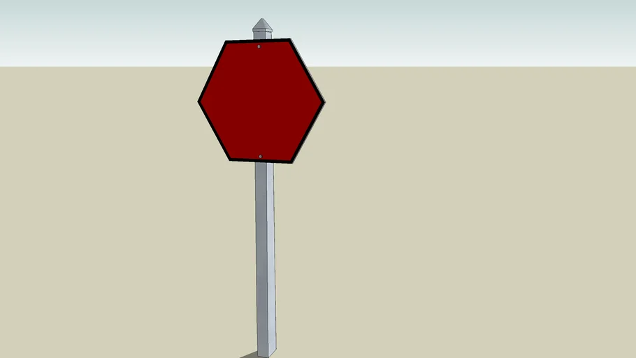 Stop Sign | 3D Warehouse