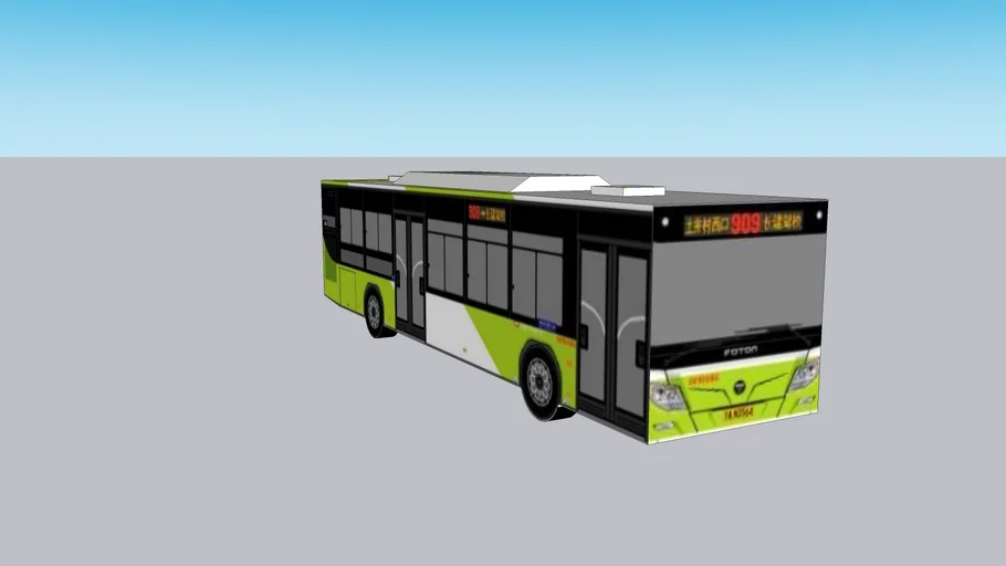 BeijingPublicTransport(BPT)FOTON bus BJ6123 北京公交福田欧辉BJ6123（低模）公交车