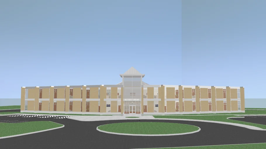 Sketchup Public Library - Fully Furnished