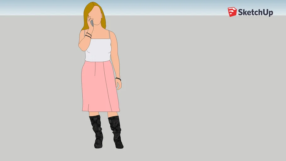 2D Woman Vrouw Femme