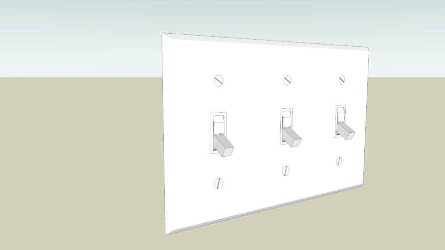 Triple Light Switch