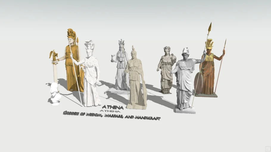 Goddess Athena Sculptures