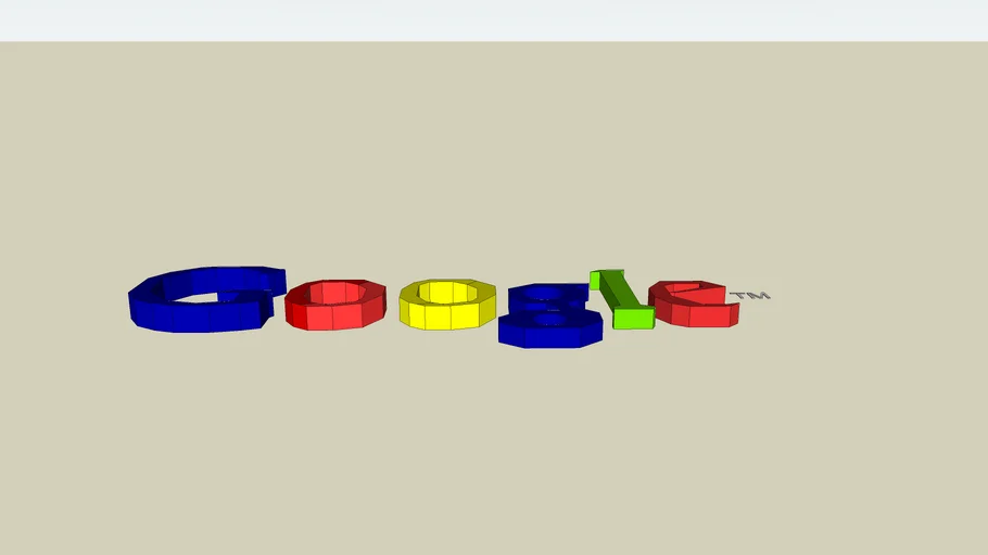 Google Logo | 3D Warehouse