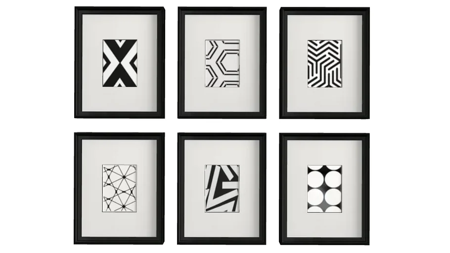 Calter 6 Piece Framed Art Set