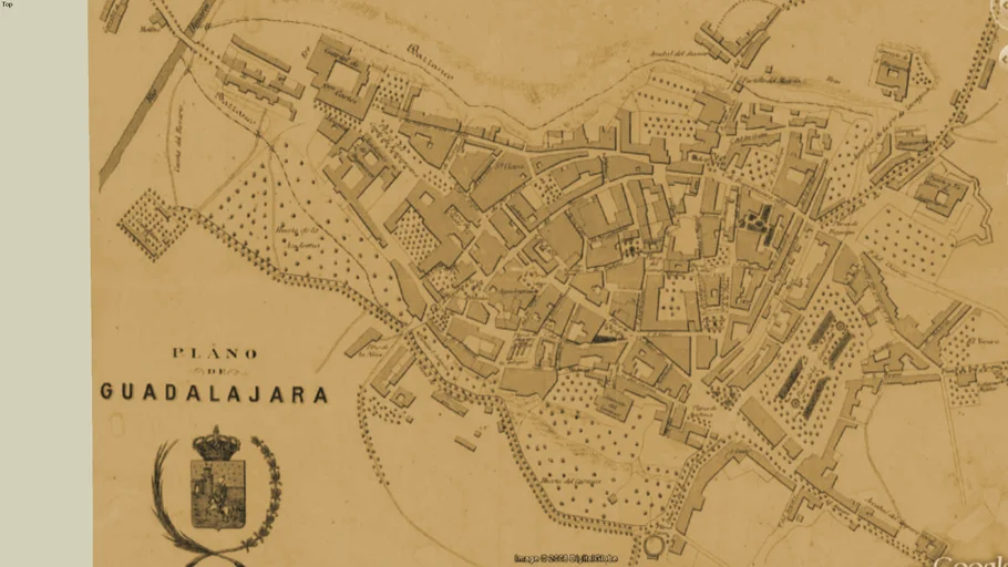 Mapa Historico Guadalajara 1940