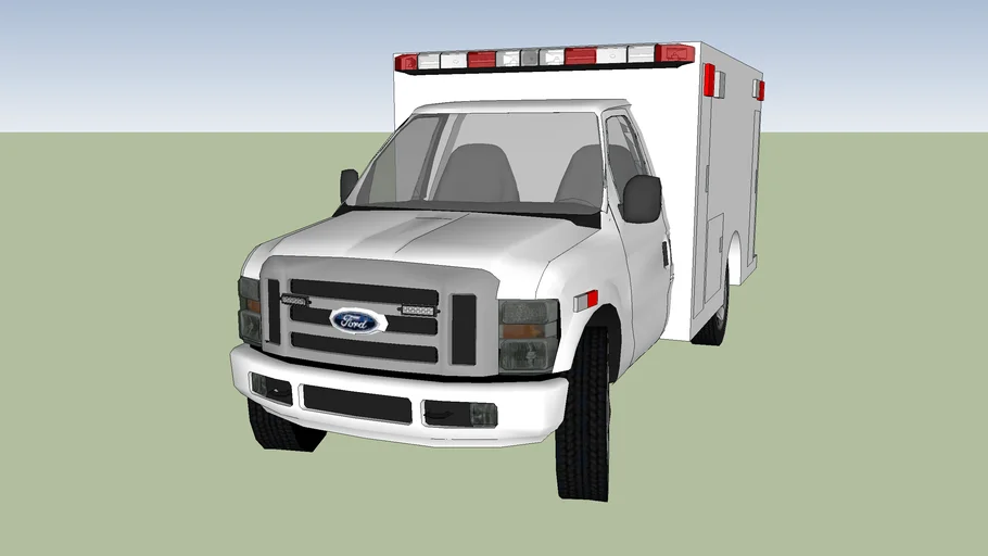 ambulance type lll ford f350 econoline mod 2008 