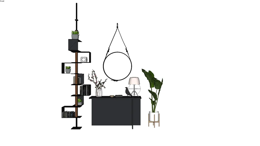 Modern entry furniture | 3D Warehouse