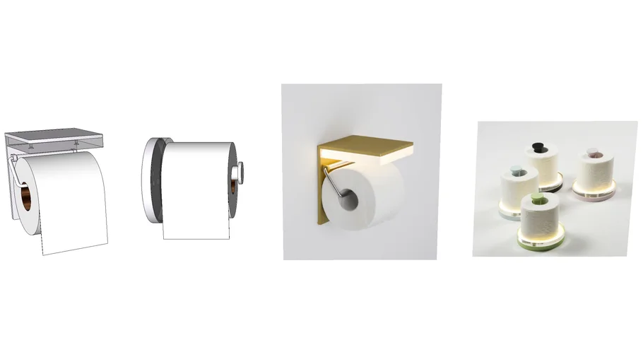 L-hop TOILET PAPER LIGHT WALL LIGHT