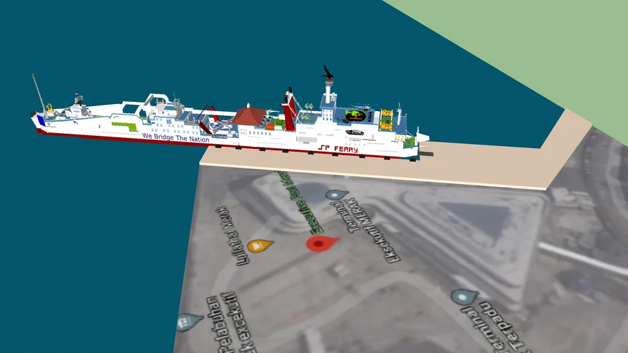 ferry roro indonesia | 3D Warehouse