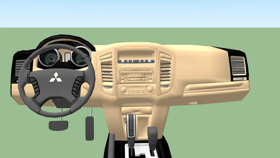Mitsubishi Pajero Dashboard