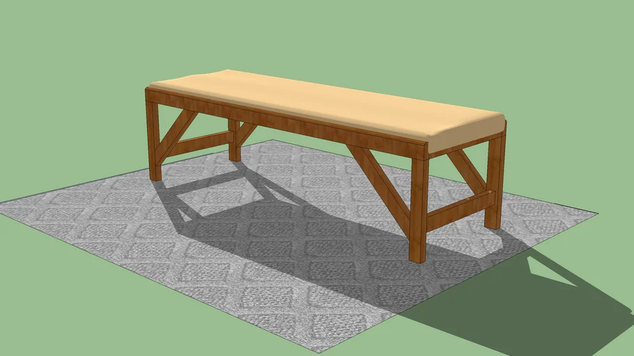 Foot of bed bench