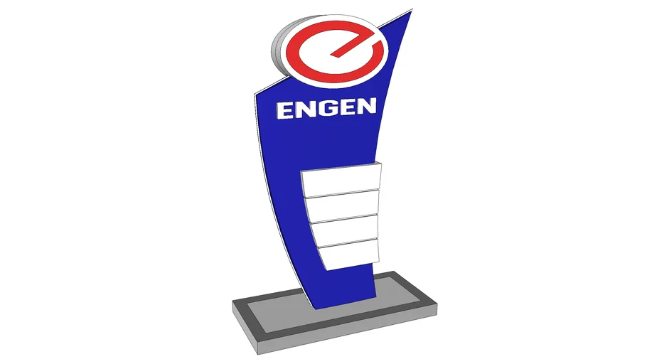 Engen Filling Station Pylon