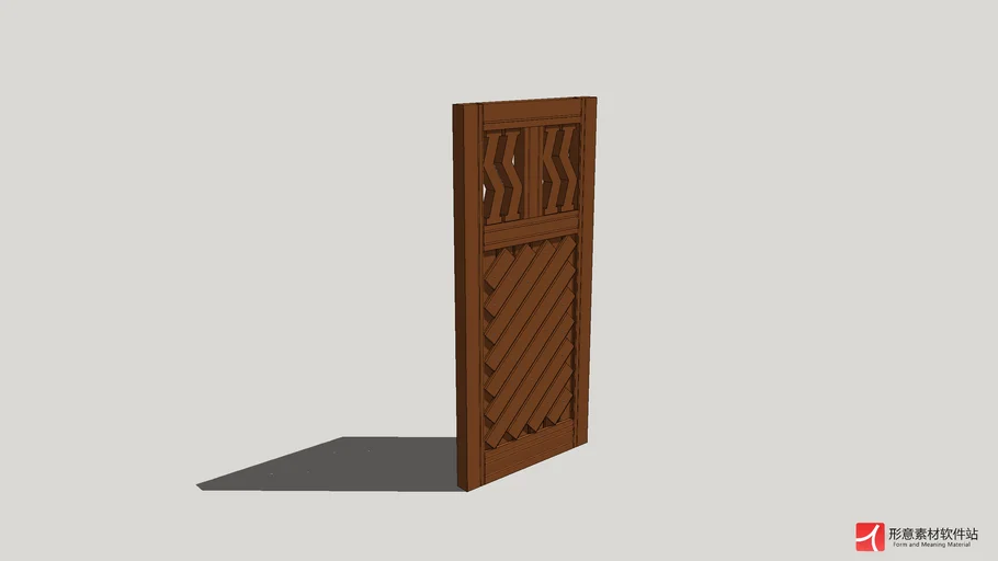 Wooden door