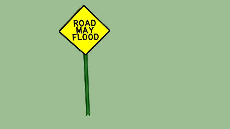 Road May Flood Road Sign