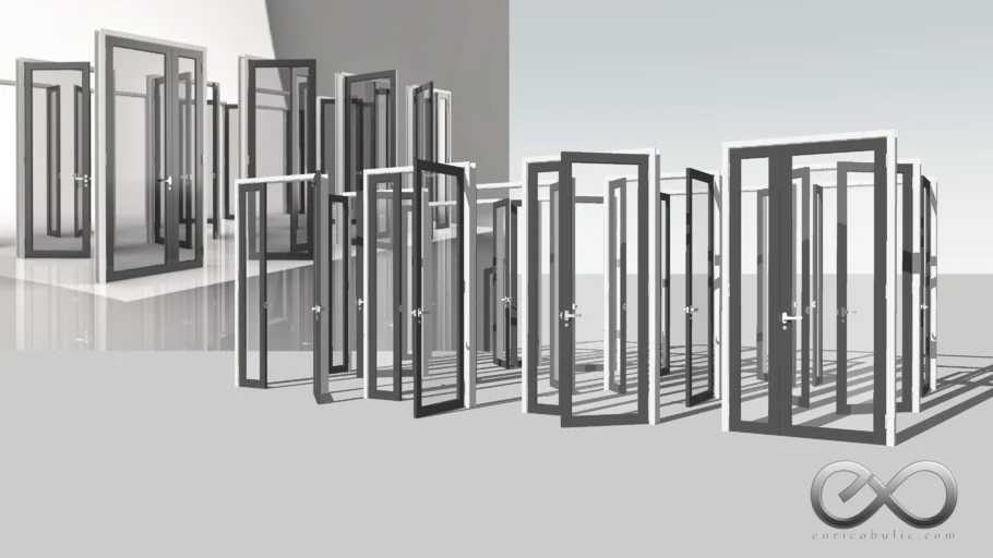 glass door
