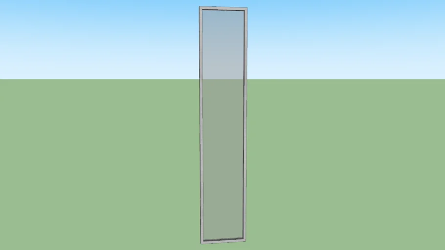Ventana de vidrio y aluminio