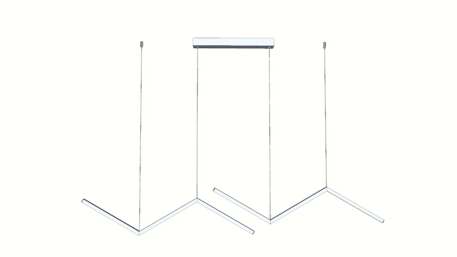 Lustre Pendente de Led Anne em Alumínio 36w