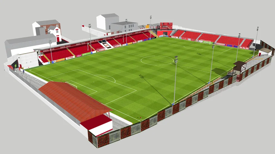 Richmond Park (Detailed) - St Patrick's Athletic FC Stadium