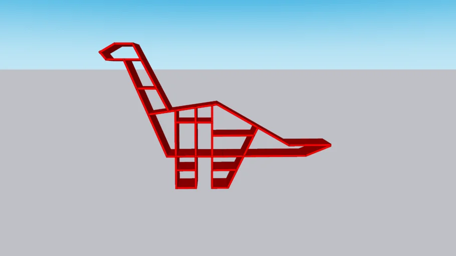 Estante para Criança - Kids Estante Dino