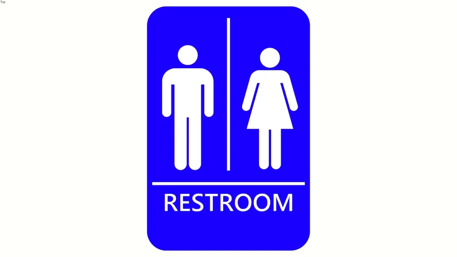 Men/Women Restroom Sign