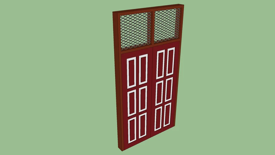 2 PINTU VENTILASI JARING ALUMINIUM