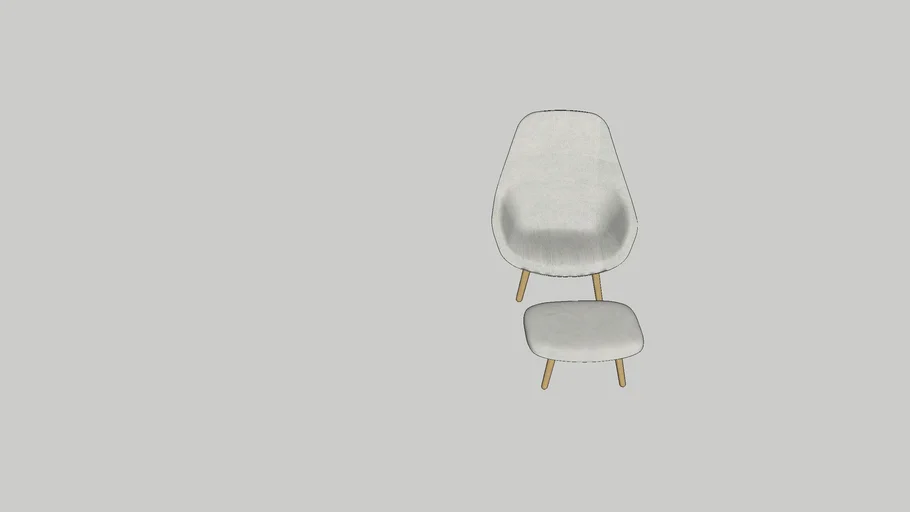 HAY - About A Lounge Chair High Soft AAL92 lounge stoel